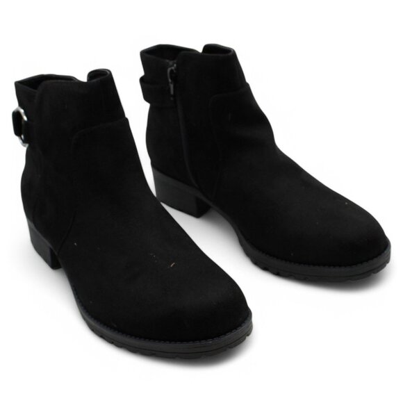 Sgr-Crossing Womens Lug Sole Short Ankle Boots - Picture 1 of 8